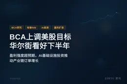 BCA Research上调美股目标，华尔街看好下半年