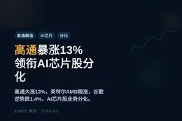 高通暴涨13%领衔AI芯片股分化