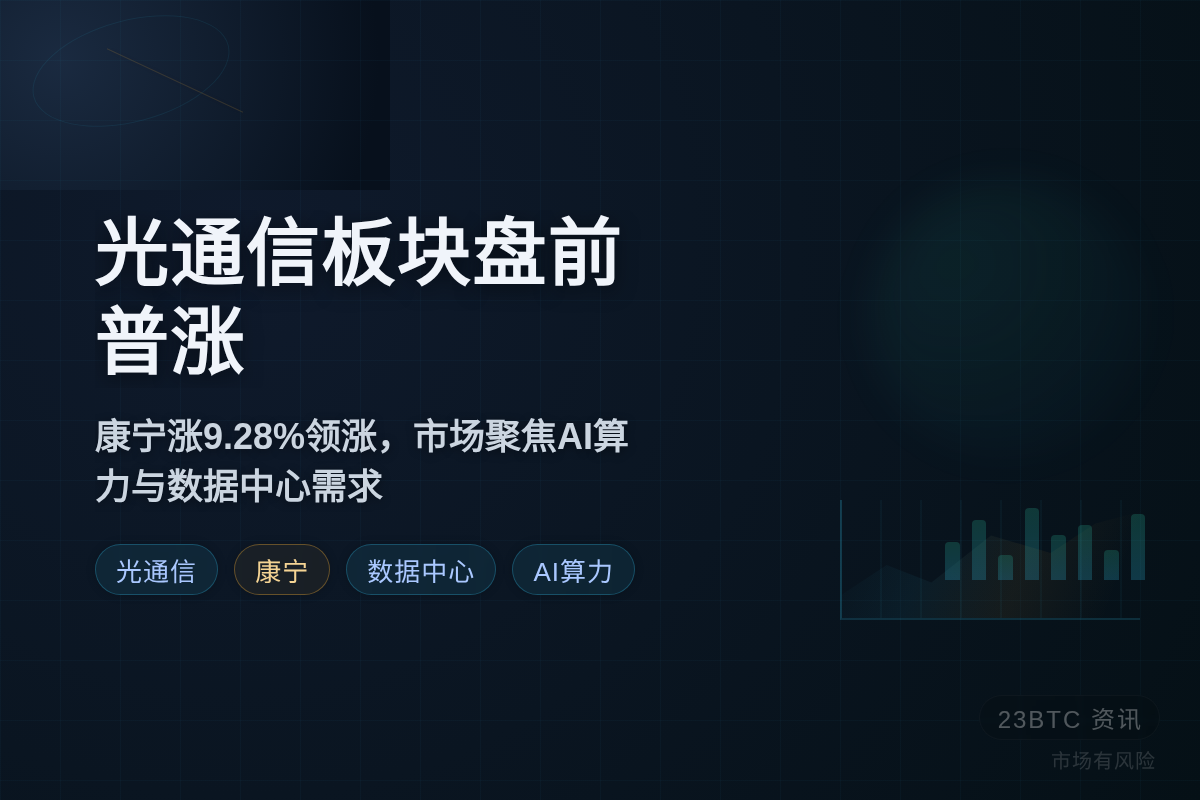 美股光通信板块盘前普涨