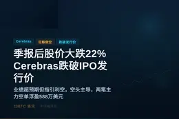 Cerebras上市首份季报后股价大跌，利空盖过业绩
