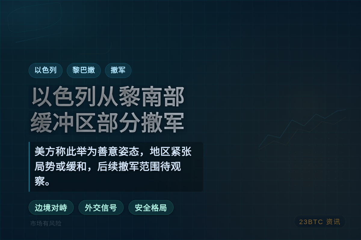 以色列从黎南部缓冲区部分撤军