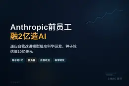 Anthropic前员工融2亿造AI