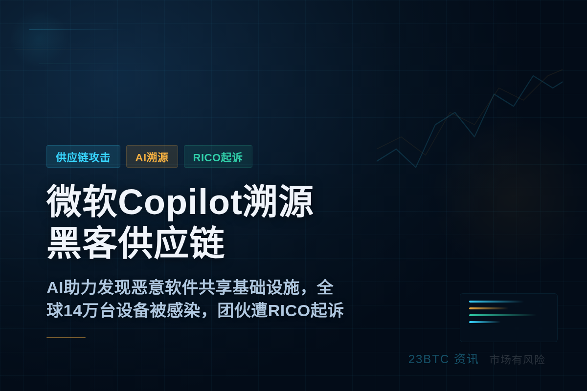 微软Copilot溯源黑客供应链，团伙被起诉