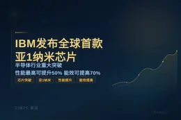 IBM发布全球首款亚1纳米芯片