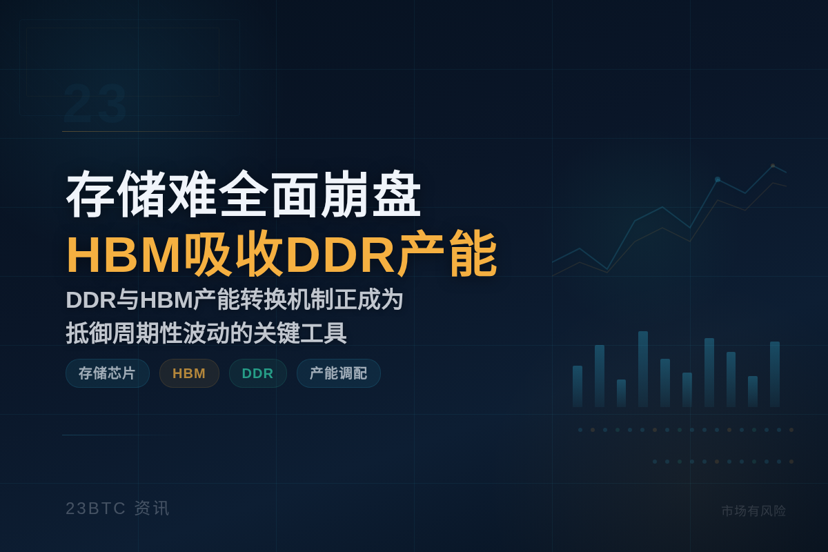 存储难全面崩盘 HBM吸收DDR产能