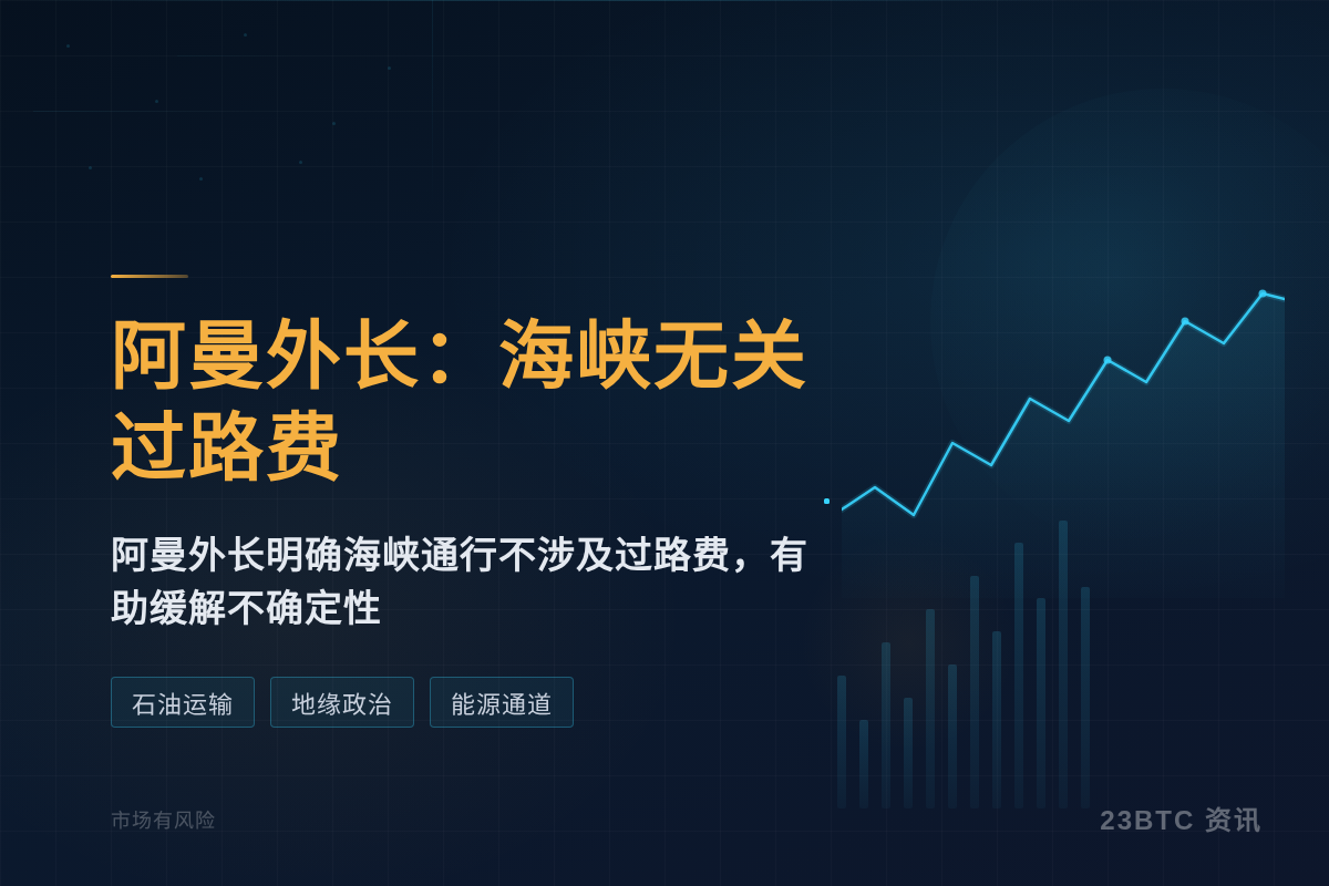 阿曼外长：海峡无关过路费