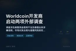 Worldcoin开发商去年启动两项外部调查