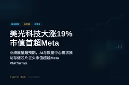 美光科技大涨19%，市值首超Meta