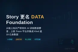 专注链上知识产权基础设施的 Story 更名 DATA Fo