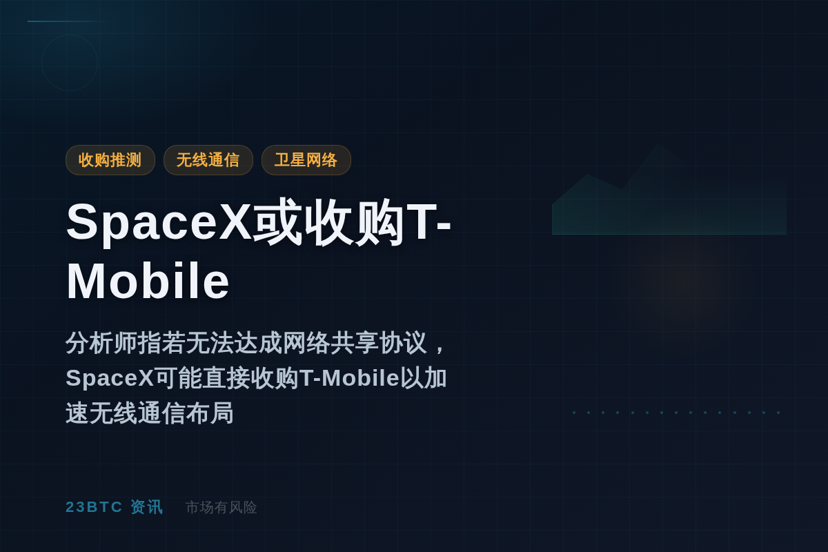 SpaceX或收购T-Mobile，分析师称