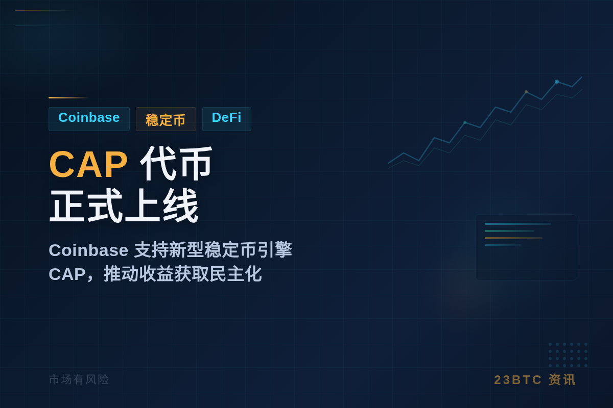 Coinbase 正式支持 CAP 代币上线