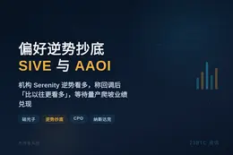 偏好逆势抄底 SIVE 与 AAOI