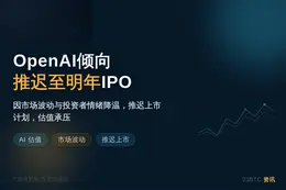 OpenAI倾向推迟至明年IPO