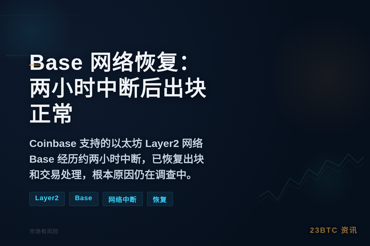 Base 网络恢复：两小时中断后出块正常