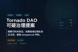 Tornado Cash DAO 出现可疑提案