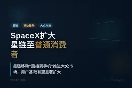 SpaceX扩大星链服务至普通消费者