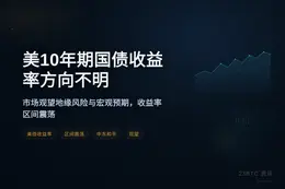 美10年期国债收益率方向不明
