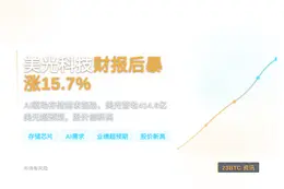 美光科技财报后暴涨15.7%