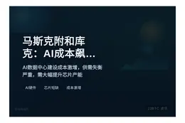 马斯克附和库克：AI成本飙升40年未见