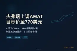 杰弗瑞上调AMAT目标价，AI驱动需求