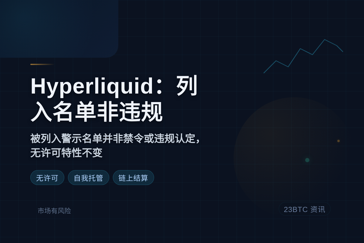 Hyperliquid：列入名单非违规