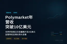 Polymarket年营收突破10亿美元