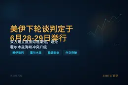 美伊下轮谈判定于6月28-29日举行