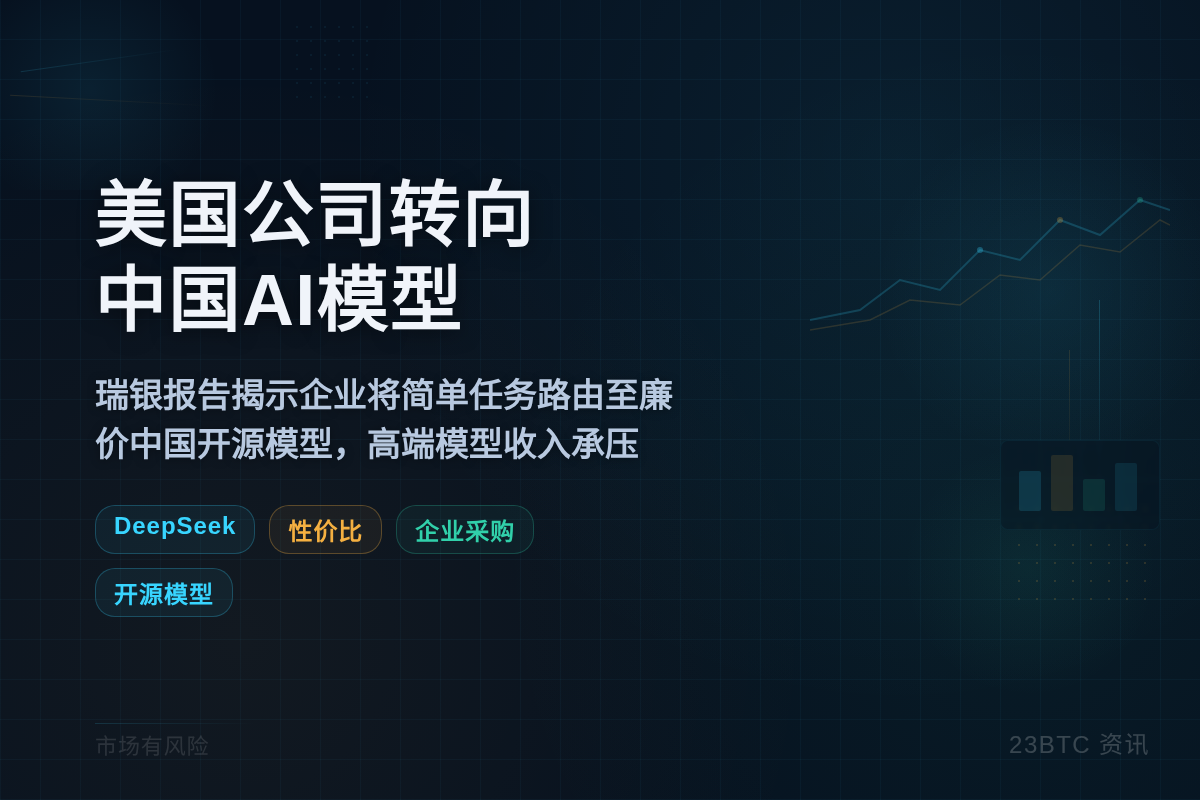 美国公司转向中国AI模型，瑞银报告揭示趋势
