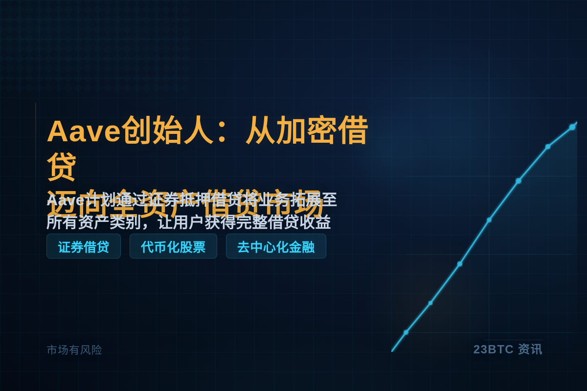 Aave创始人：从加密借贷迈向全资产借贷市场