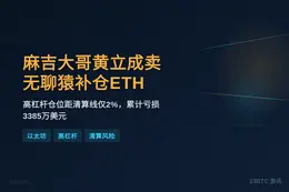 麻吉大哥黄立成卖无聊猿补仓ETH