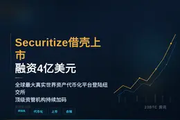 Securitize上市融资4亿6月29
