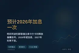 预计2026年加息一次