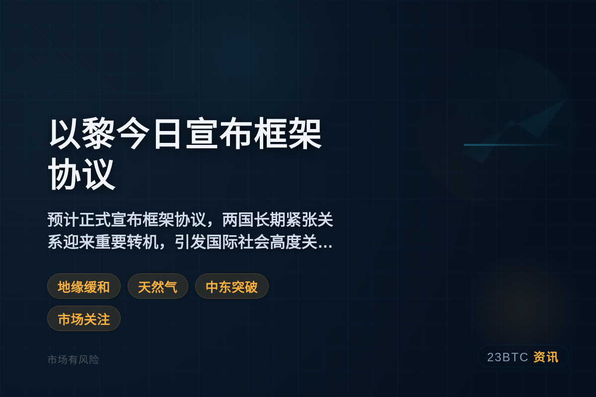以黎今日宣布框架协议