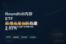 Roundhill内存ETF新增兆易创新权重2.91%