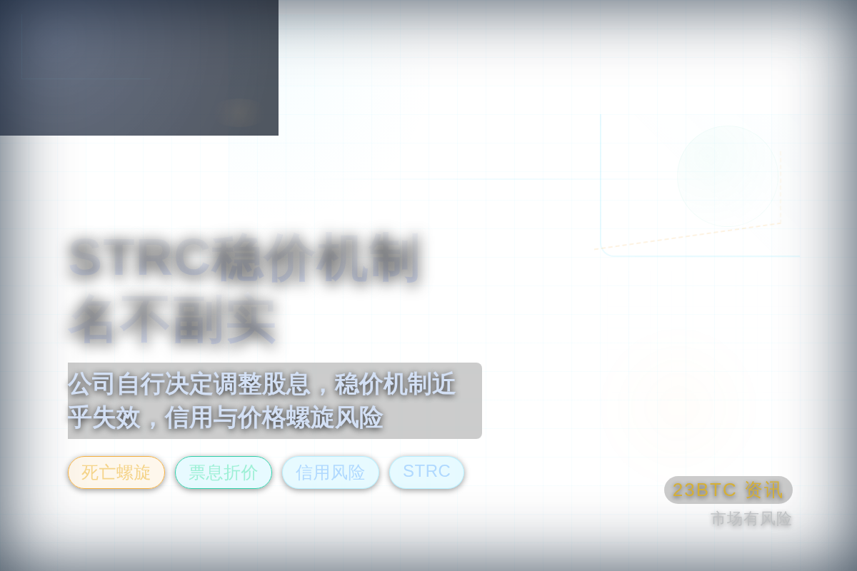 STRC稳价机制名不副实