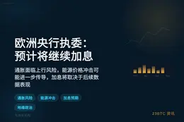 欧洲央行执委：预计将继续加息