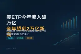 美ETF今年流入破万亿全年望创2万亿新高