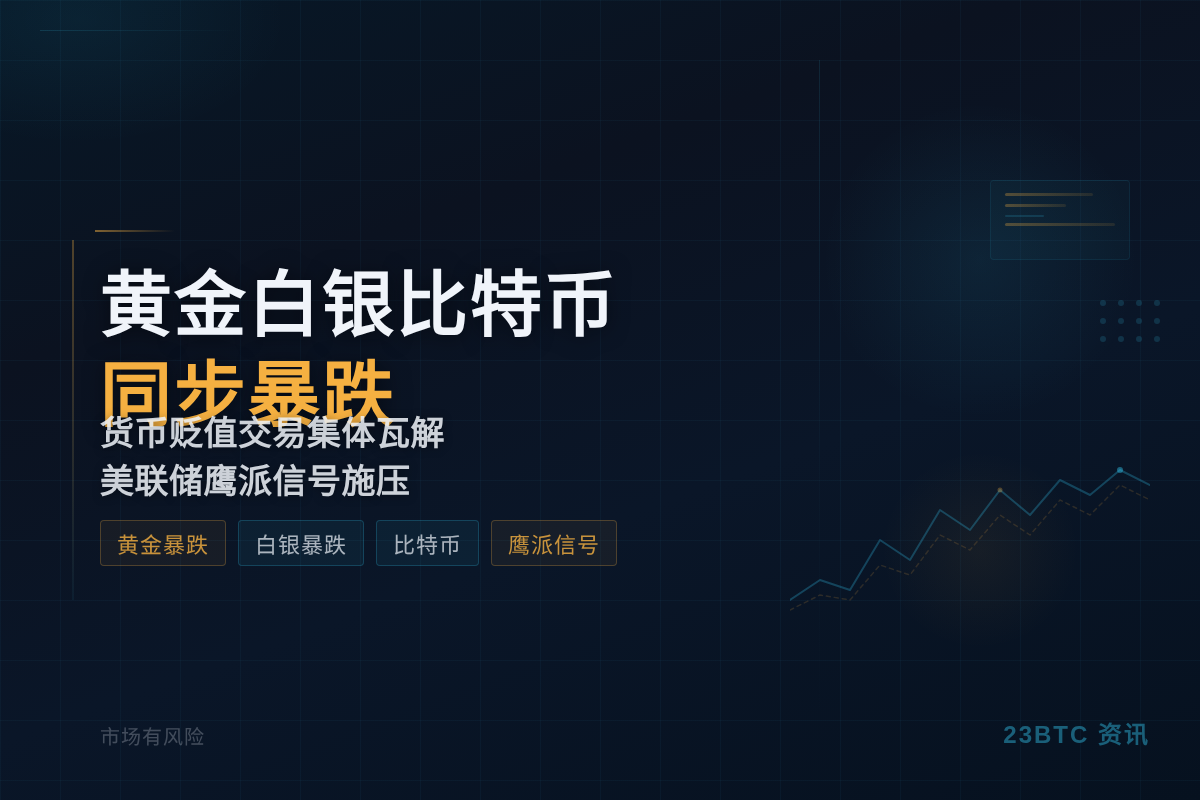 黄金白银比特币同步暴跌