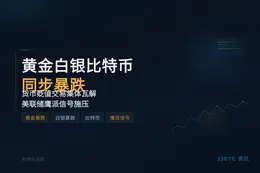 黄金白银比特币同步暴跌
