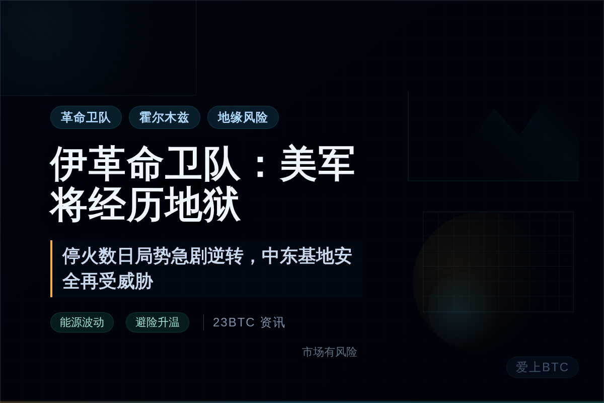 伊革命卫队：美军将经历地狱