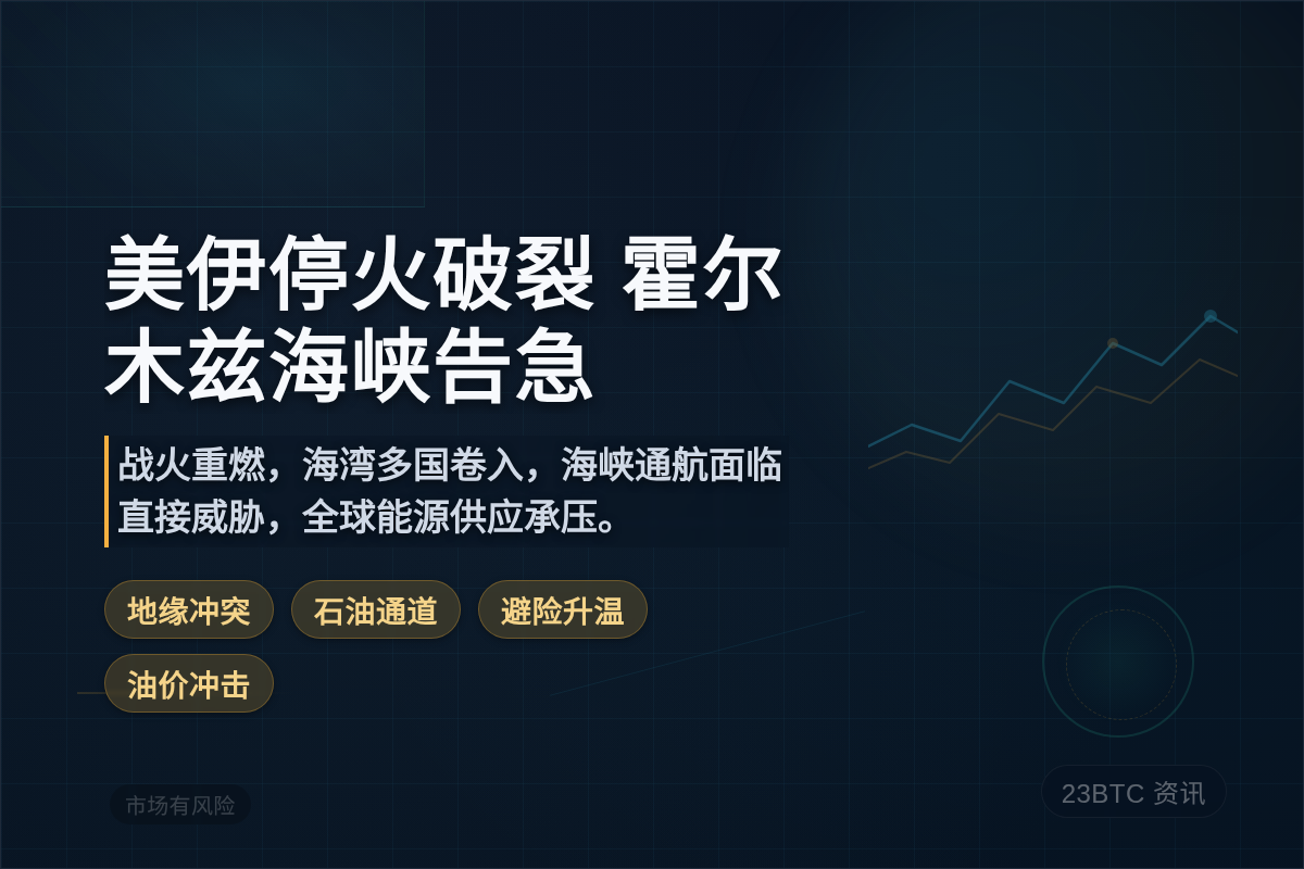 美伊停火破裂 霍尔木兹海峡告急