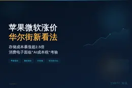 苹果微软涨价，华尔街新看法
