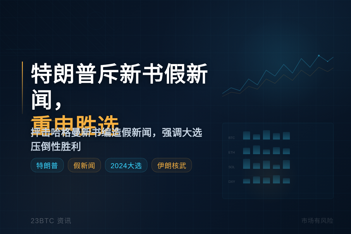 特朗普斥新书假新闻，重申胜选