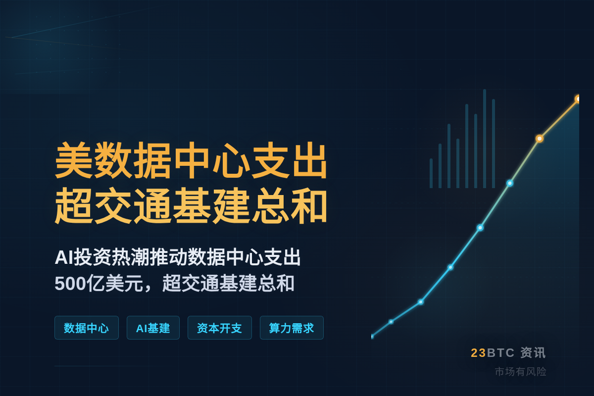 美数据中心支出超交通基建总和