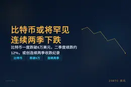 比特币或将罕见连续两季下跌