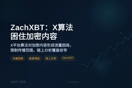 ZachXBT：X算法困住加密内容