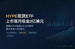 HYPE现货ETF上市首月吸金3亿美元