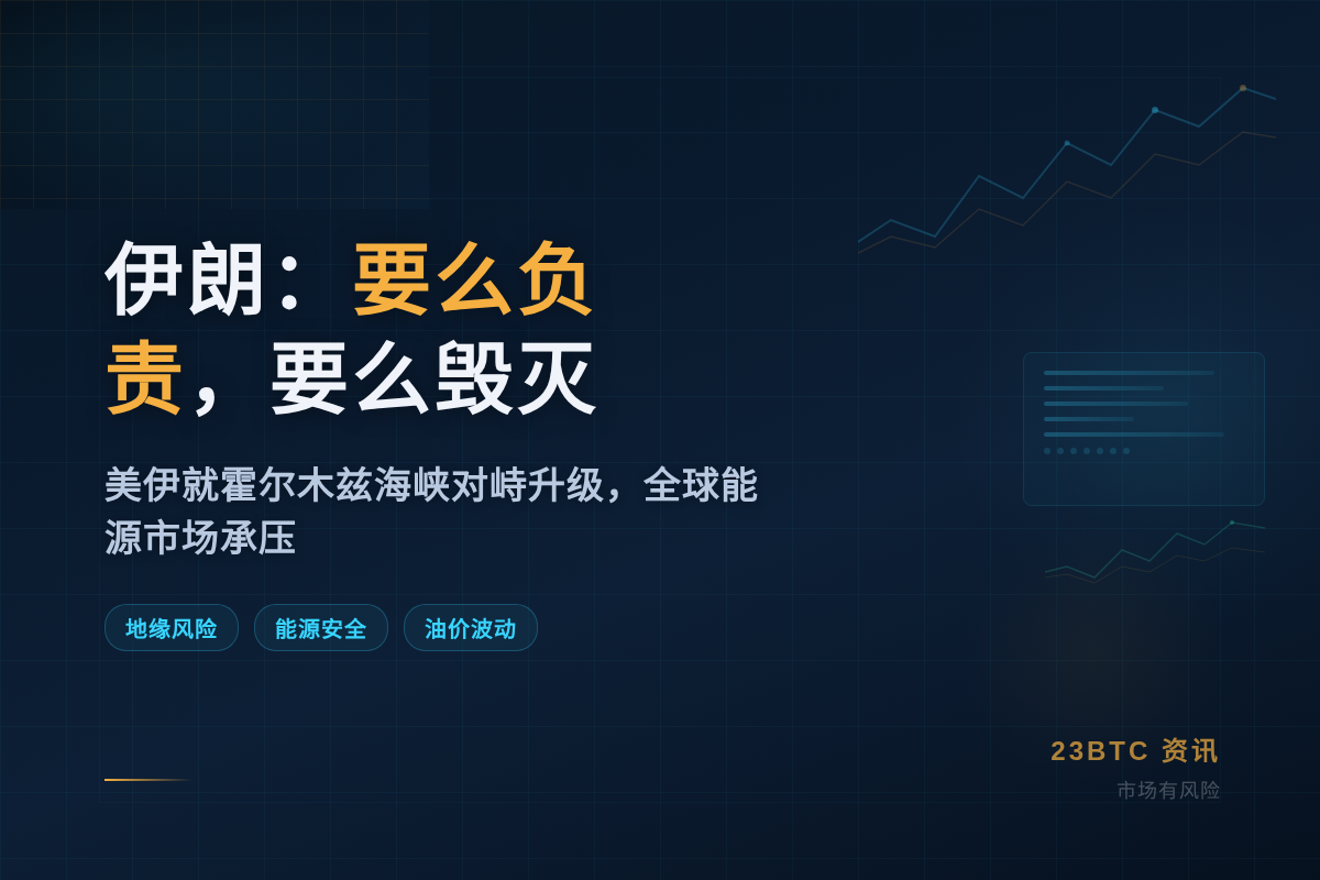 伊朗：要么负责，要么毁灭