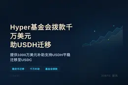 Hyper基金会拨款千万美元助USDH迁移