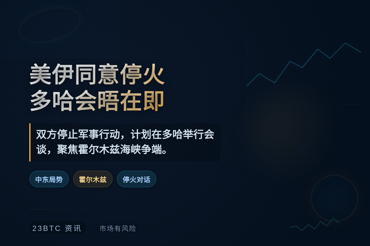 美伊同意停火，多哈会晤在即